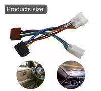Cable adaptador de arnés de cableado para radio estéreo de coche ISO, conector macho para Toyota a arnés