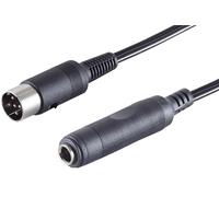Cable adaptador de audio de 5 pines a conector jack estéreo de 6,3 mm (5 x 0,2 m) para instrumentos musicales de alta fidelidad y equipos de estudio.