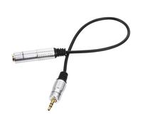 Cable adaptador de audio para auriculares, altavoces de smartphone, cable convertidor macho a hembra, cobre libre de oxígeno, chapado en oro.