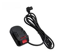 Cable adaptador de batería de 1,5 mm cuadrados para cortacésped, motosierras y sopladores, triangular, largo con soporte de alta corriente y protección contra cortocircuitos, color negro