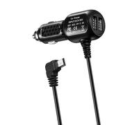 Cable adaptador de cargador de coche compatible con Garmin Dezl 580 LMT-S, 570LMT, 770LMTHD, 780 LMT-S, OTR500, OTR700, RV 780 y Traffic, zumo 396 LMT-S GPS Navigator Cable de alimentación para