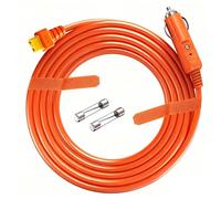 Cable adaptador de coche a XT60, cable de carga CC para coche, 14 AWG, 2 m, cable de carga para coche, compatible con EcoFlow Delta/River Anker SOLIX C300/C1000 Portable Powerstation Solar Generator