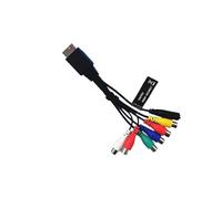 Cable adaptador de componentes AV compatible con televisores Samsung 4K de 48 a 88 pulgadas. Cable de audio y video BN39-01900A. Ofertas de señal CBF JS9100 y JS9500F.
