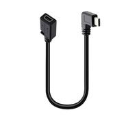 Cable adaptador de conversión mini USB hembra a tipo C macho, cable convertidor, compatible con carga de 5 V2 A y transferencia de datos de 480 Mbps