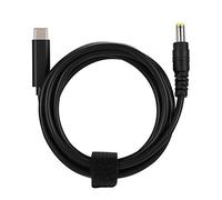 Cable Adaptador De Corriente, 1.5 Metros / 4.9 Pulgadas 90W 19V-20V Tipo-C Cargador PD Macho A 5.5 Mm X 2.5 Mm Adaptador De Cabeza Recta Macho Cable De Conector De Salida para ASUS Ultrabook