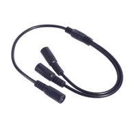 Cable adaptador de corriente DC5521 de doble salida de 5,5 x 2,1 mm para iluminación LED, equipo de ventilador de carga de energía, divisor de conexión eléctrica de 40 cm