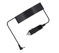 Cable adaptador de corriente de 2 m y 12 V para detector de coche, construcción de ABS con luz LED y conexión segura, suministro de lidar para vehículo