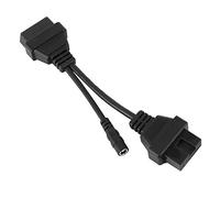 Cable adaptador de diagnóstico-Cable adaptador de diagnóstico OBD1 de 12 pines a OBD2 de 16 pines Cable de interfaz OBD de 20 cm / 7,9 pulgadas apto para Mitsubishi (negro)
