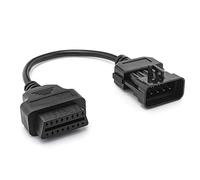 Cable adaptador de diagnóstico OBD 2 para coche, conector OBDII de 10 pines, Tech 2 II de 16 pines, compatible con Opel