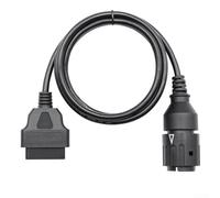 Cable adaptador de diagnóstico OBD2 de 10 pines a 16 pines para motocicletas BMW, compatible con y serie OBDLink, conector OBD II de 1 5 m
