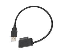 Cable Adaptador de Disco Duro, SATA Multifuncional a USB2.0 480Mbps Soporte Cable Adaptador de Disco Duro de Conexión en Caliente Cable Duradero Plug and Play Instalación Fácil Cable Adaptador