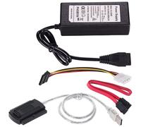 Cable adaptador de disco IDE PATA a USB 2.0 con enchufe europeo