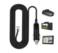 Cable Adaptador de Encendedor de automóvil a RJ11 | Cable de alimentación del Detector de Radar | de conexión de Repuesto para Uso automotriz | Compatible con la mayoría de los Modelos de detect