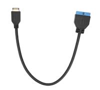 Cable adaptador de extensión de cabezal de panel frontal USB3.1 de alta velocidad para placa base, compatible con ASUS USB3.0, cabezal de 20 pines,