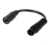 Cable adaptador de metal fuerte Dc2.1 a cabeza hueca para suministro de scooter eléctrico con diseño resistente al desgaste y contactos seguros para una experiencia de conducción fiable en tono negro