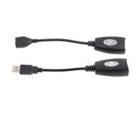 Cable Adaptador de Red, USB 2.0 a Rj45 Extensor de extensión Ethernet LAN con Cable para impresoras Cámaras Web Teclado Extensiones de Mouse