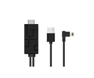 Cable adaptador de teléfono a HDMI, convertidor HD 1080P, compatible con iPhone X/XR/XS/XS Max/11/8/7/7 Plus/6s