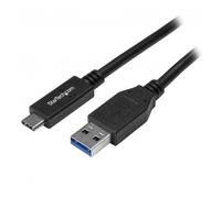 StarTech.com Cable de Carga y Sincronización USB-A a USB-C de 1m - Cable USB de 10Gbps - Cable de Datos USB-A a USB Tipo C - M/M - Negro