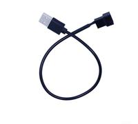 Cable adaptador de ventilador de 4 pines a USB, convertidor de corriente de 5 V, cableado de cobre puro para refrigeración de carcasa de PC, funcionamiento estable de bajo voltaje para construir