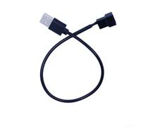 Cable adaptador de ventilador de 4 pines a USB, convertidor de corriente de 5 V, cableado de cobre puro para refrigeración de carcasa de PC, funcionamiento estable de bajo voltaje para construir