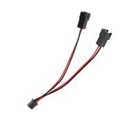 Cable adaptador de ventilador para refrigeración de impresora 3D, cable divisor 1 a 2 con conector de PVC compacto para repuesto de ventilador, adaptador emparejado, cable divisor en Y, cable Hotend