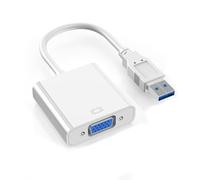 Cable adaptador de vídeo USB 3.0 a VGA portátil para mejorar estaciones de trabajo y cine en casa, convertidor USB a VGA