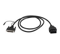 Cable Adaptador Diagnóstico OBD2, Cable Convertidor ABS Negro, Compatible Kess V2 - Conexión Rápida, Durable y Flexible para Herramientas Automotrices