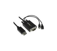 Cable Adaptador DisplayPort A VGA Con Audio - 6 Pies (2m) DP2VGAAMM2M