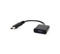 Gembird Adaptador DisplayPort macho a VGA hembra A-DPM-VGAF-02 0,15 m Negro
