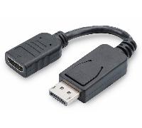 Digitus Cable adaptador DisplayPort CABL negro