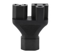 Cable adaptador divisor convertidor para IEC320C14 a doble NEMA5-15R, cable de alimentación con conductor de cobre y diseño aislado resistente al