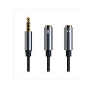 Cable adaptador divisor de auriculares y micrófono CB01 Modelo 2