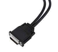 Cable Adaptador Divisor DMS-59 Pin Macho a VGA Doble para Monitor, Material de Cobre de 25cm de Longitud