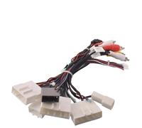 Cable Adaptador estéreo Adaptador de Cable arnés cableado for Radio estéreo Coche Android 16 Pines Nissan, Murano, Qashqai, J10, J11, X-Trail, Tiida(Cable)