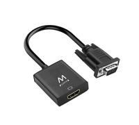 Cable adaptador ewent vga a hdmi con audio - macho - hembra