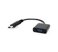 Gembird Adaptador DisplayPort macho a VGA hembra A-DPM-VGAF-02 0,15 m Negro