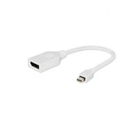 Gembird A-MDPM-DPF-001-W Adaptador Mini DisplayPort a DisplayPort Macho/Hembra Blanco