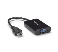 Startech Adaptador Hdmi A Vga Con Audio One Size Black