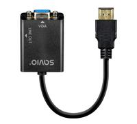 Cable adaptador HDMI-VGA Savio AK-76