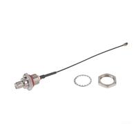 Cable adaptador impermeable, a rosca externa hembra SMA de 20 cm para conexión de caja impermeable de antena (10)