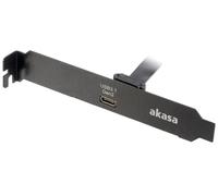 Cable Adaptador Interno USB 3.1 Gen 2 Tipo-C Con Soporte PCI - AKASA