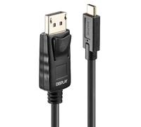 Cable adaptador Lindy USB Tipo C a DisplayPort 10 m negro