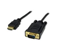 Cable adaptador MCL 1,5 m HDMI a VGA macho recto