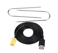 Cable adaptador mini ISO de 6 pines para coche, adaptador USB para coche, módulo AUX, repuesto para Grande Punto para cable USB para el cable USB 2007 Punto Mini ISO USB Cable USB Cable ada