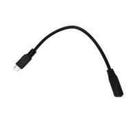 Cable adaptador Mini USB a micrófono de 3,5 mm para GoPro Hero1-4