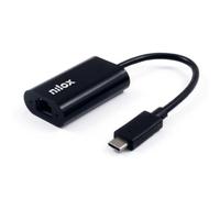 Nilox - Adaptador de Cable Tipo C a Ethernet Macho Hembra
