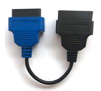 Cable adaptador OBD 5 A5 azul para serie Italia Coche Toro Tipo 500X Kdac Denso Control climático asiento y rueda Diagnóstico