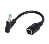 Cable adaptador para cargador hp / dell de 7.4mm / 5.0mm 0.15 m negro