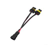 Cable adaptador para faros delanteros automotrices, paquete de 9006 a arnés dual 9005, cable de conversión de energía LED HID e instalación de juego, diseño resistente al calor para reparación y