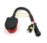 Cable Adaptador para Lámpara de Xenón 35w 12v | Conector Convertidor Preinstalado, Plástico Negro de Alta Resistencia, para Faros de Alta Intensidad y Mantenimiento